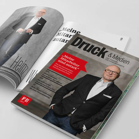 Magazingestaltung Druck & Medien